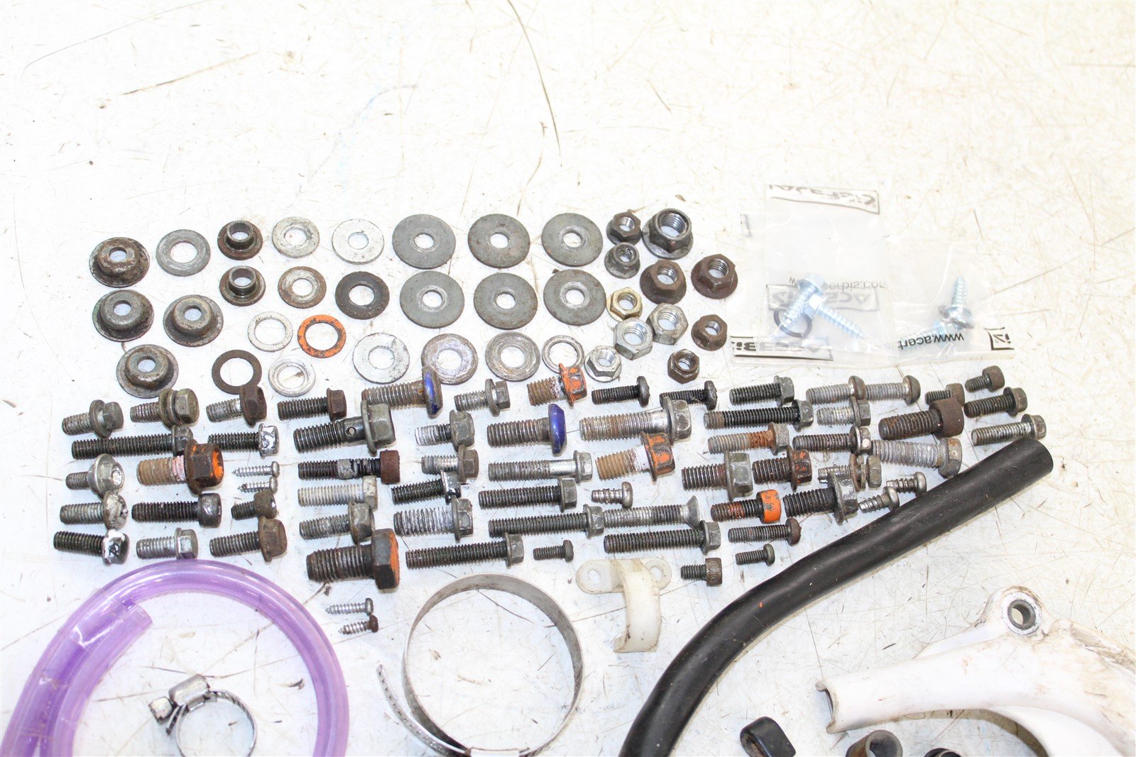 2001 Yamaha WR 250F Chassis Bolt Kit Hardware Linkage Relay Arm Hose Sprocket