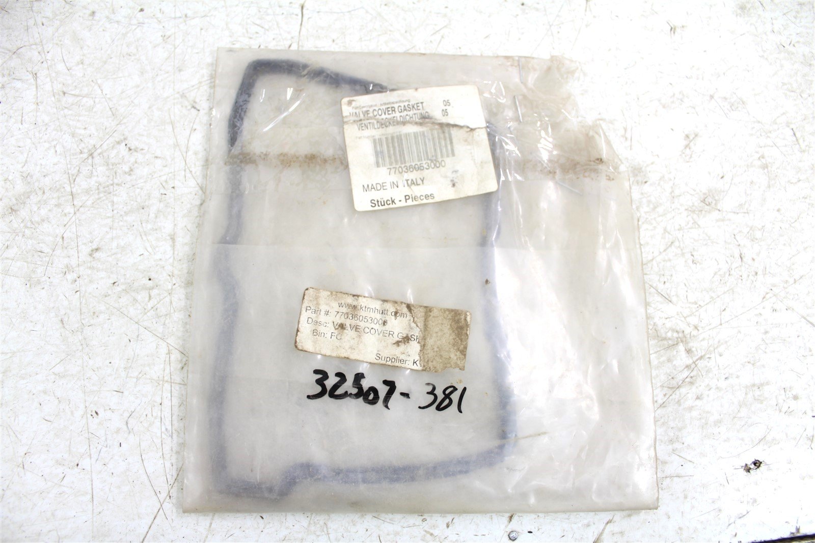 KTM Genuine Valve Cover Gasket 05 - 77036053000 NOS