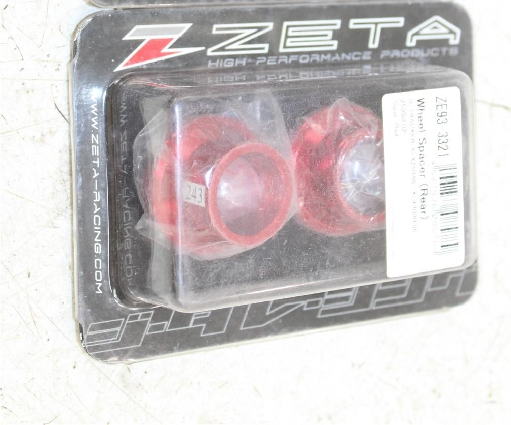 2010 Kawasaki KLX 250S Zeta Red Rear Wheel Spacers NEW