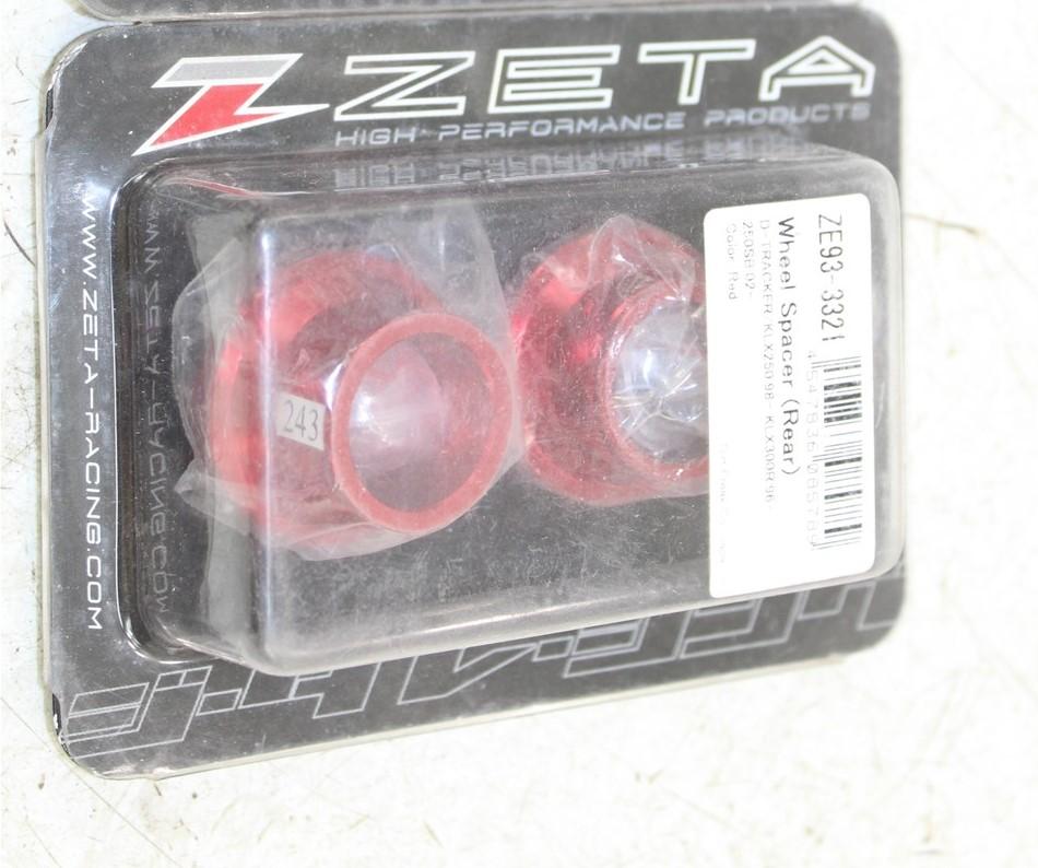 2010 Kawasaki KLX 250S Zeta Red Rear Wheel Spacers NEW