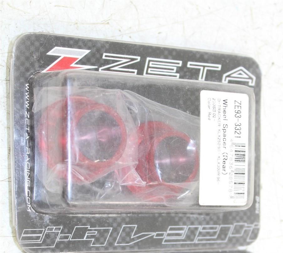 2010 Kawasaki KLX 250S Zeta Red Rear Wheel Spacers NEW