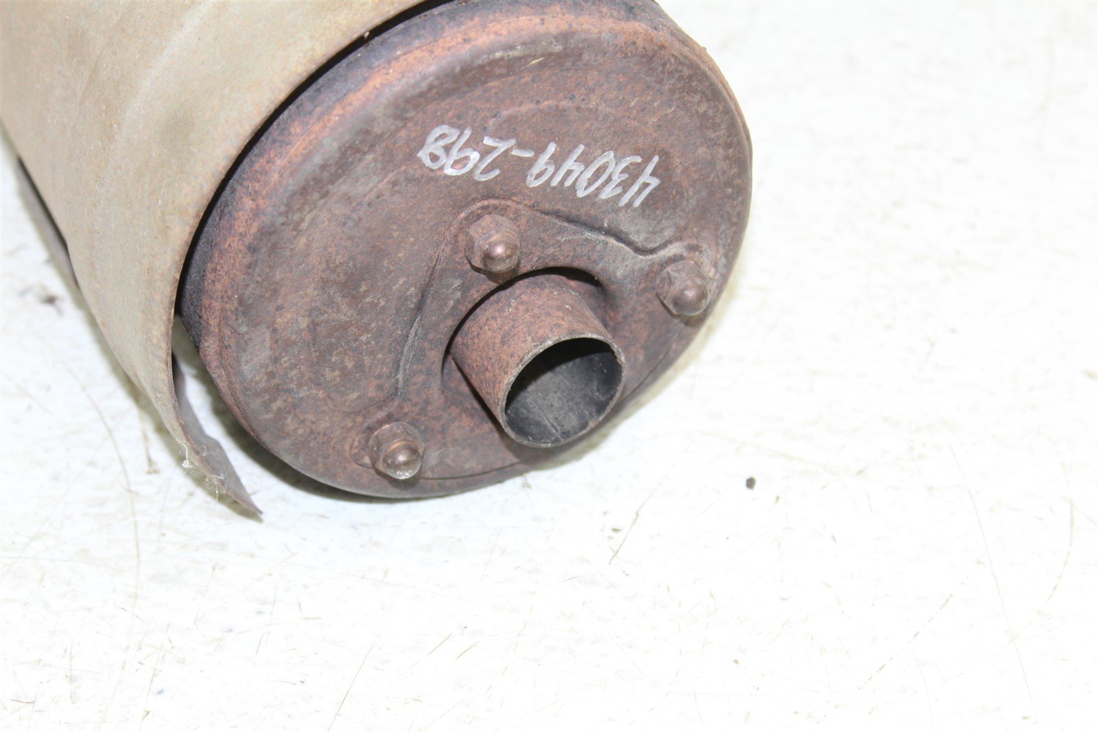 2003 Suzuki Vinson 500 4x4 Automatic Exhaust Head Pipe Silencer Muffler