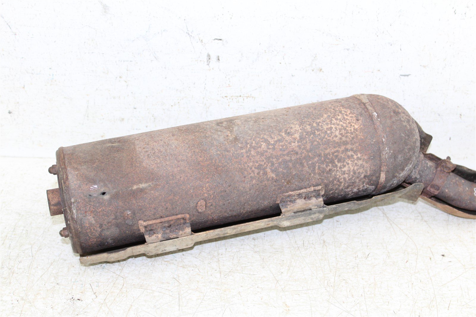 2003 Suzuki Vinson 500 4x4 Automatic Exhaust Head Pipe Silencer Muffler