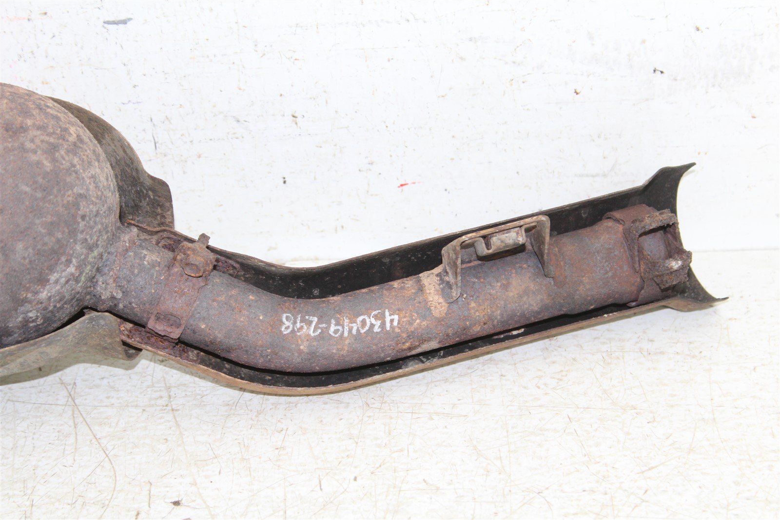2003 Suzuki Vinson 500 4x4 Automatic Exhaust Head Pipe Silencer Muffler