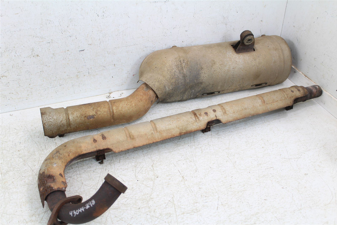 2003 Suzuki Vinson 500 4x4 Automatic Exhaust Head Pipe Silencer Muffler