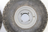 2002 Kawasaki Mule 2510 Diesel 4x4 Front Wheel Set Rims Good Tires