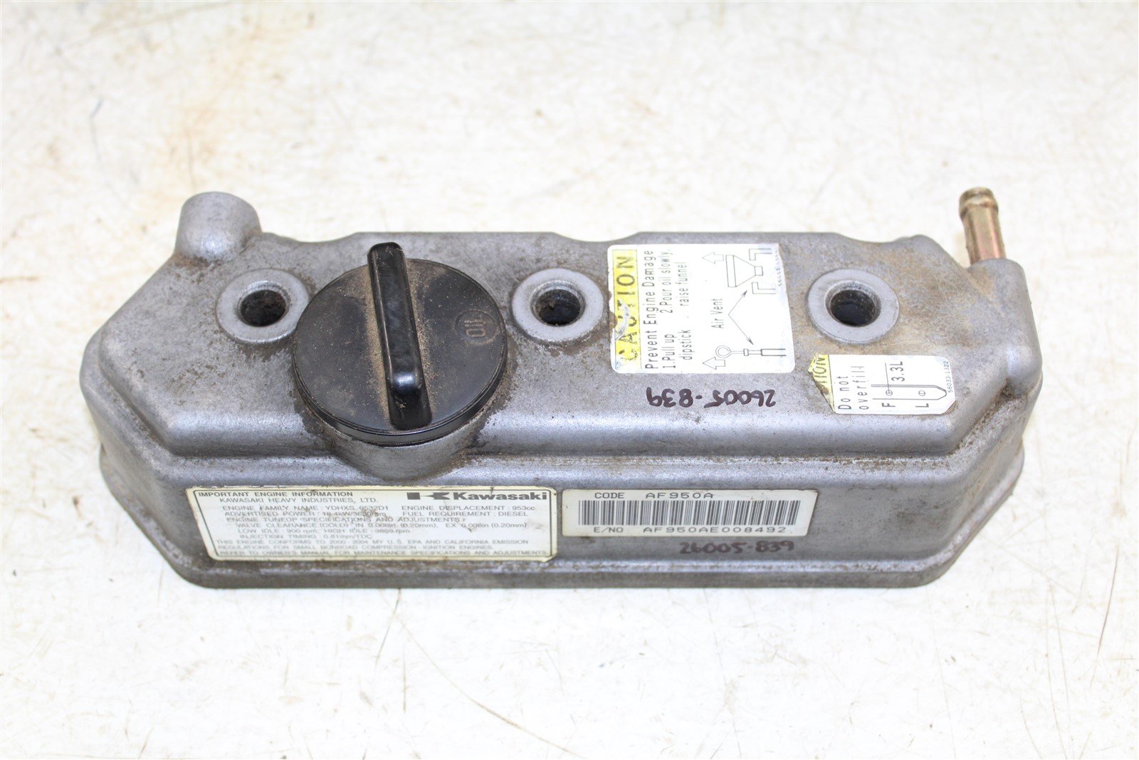 2002 Kawasaki Mule 2510 Diesel 4x4 Cylinder Head Valve Cover