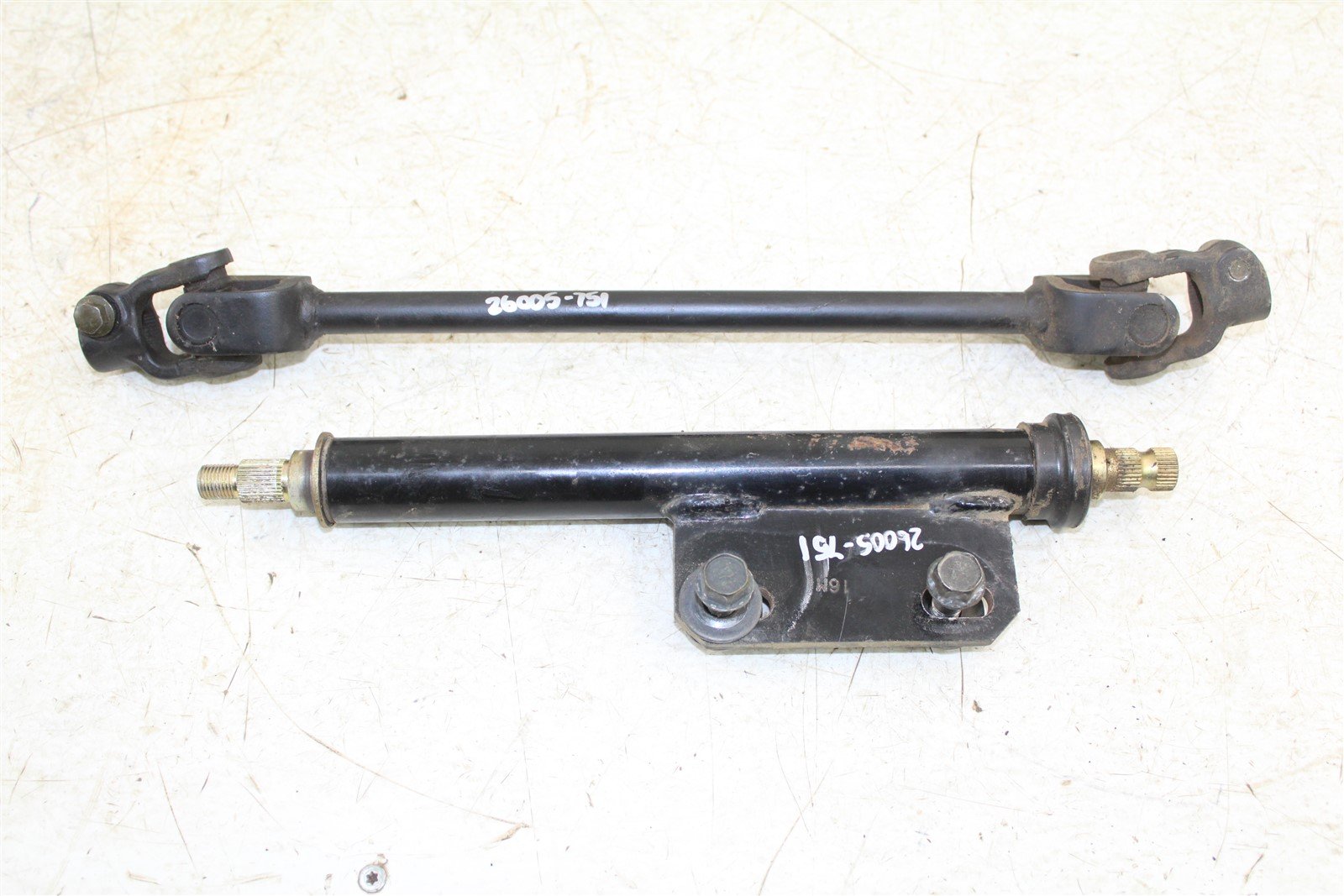 2002 Kawasaki Mule 2510 Diesel 4x4 Steering Shaft Knuckle U Joints