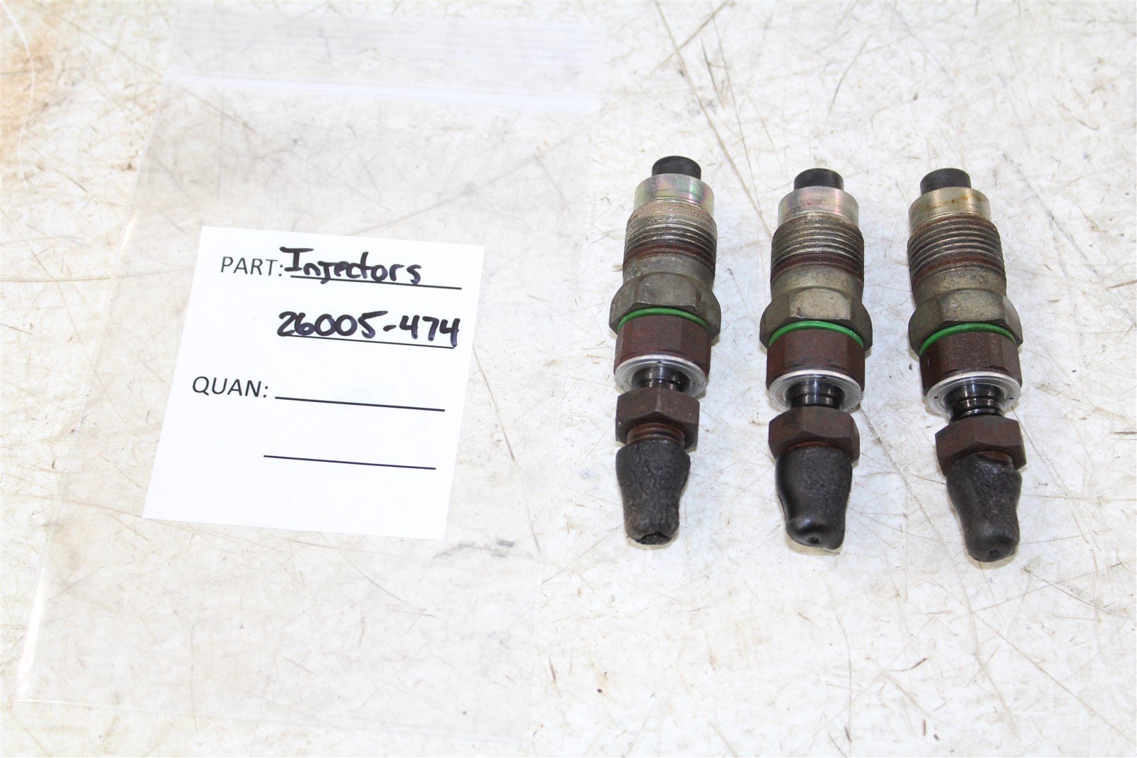 2002 Kawasaki Mule 2510 Diesel 4x4 Fuel Injectors