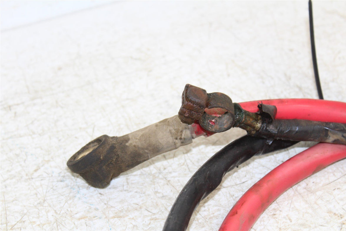 2002 Kawasaki Mule 2510 Diesel 4x4 Battery Terminal Ground Wires Positive Negative