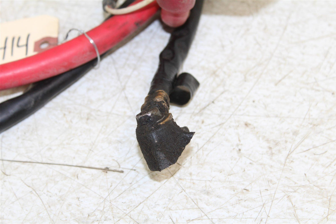 2002 Kawasaki Mule 2510 Diesel 4x4 Battery Terminal Ground Wires Positive Negative