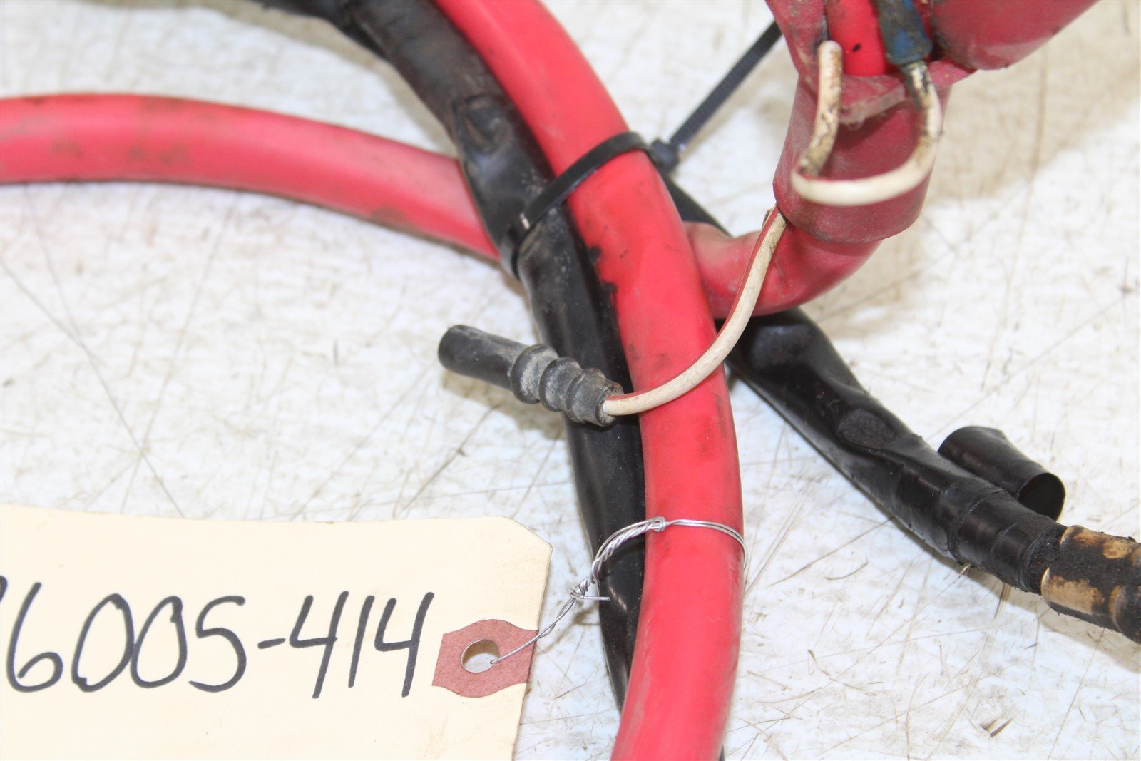 2002 Kawasaki Mule 2510 Diesel 4x4 Battery Terminal Ground Wires Positive Negative