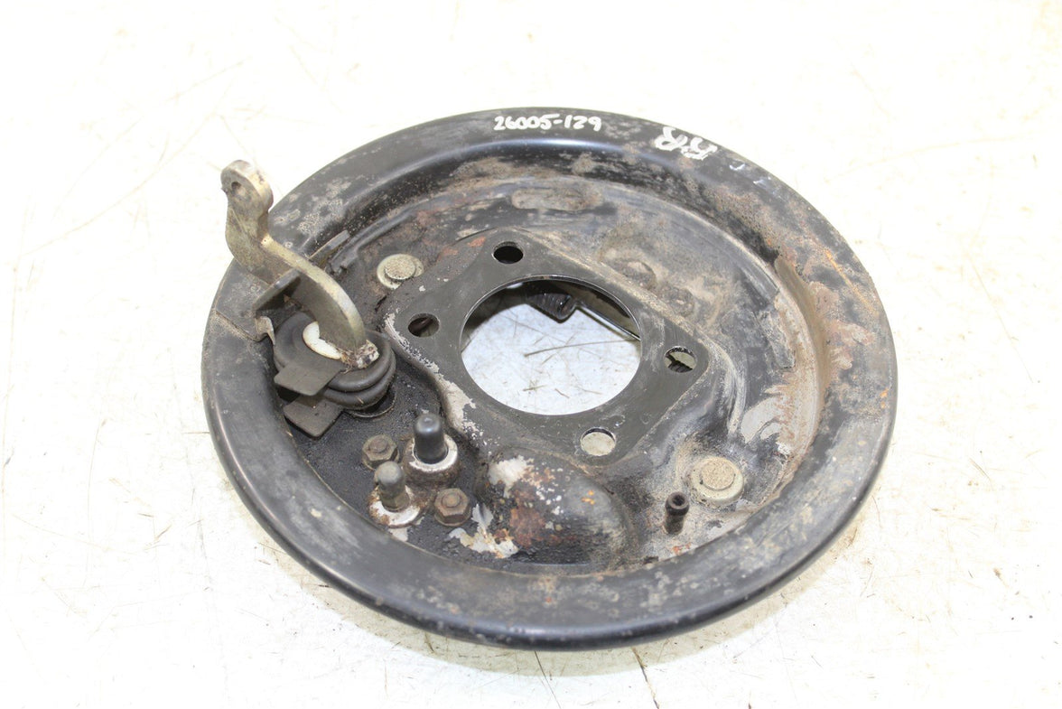 2002 Kawasaki Mule 2510 Diesel 4x4 Rear Right Brake Backing Plate Panel Hub