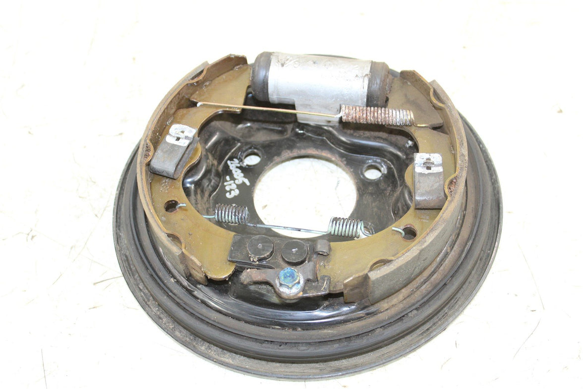 2002 Kawasaki Mule 2510 Diesel 4x4 Front Left Brake Backing Plate Panel Hub