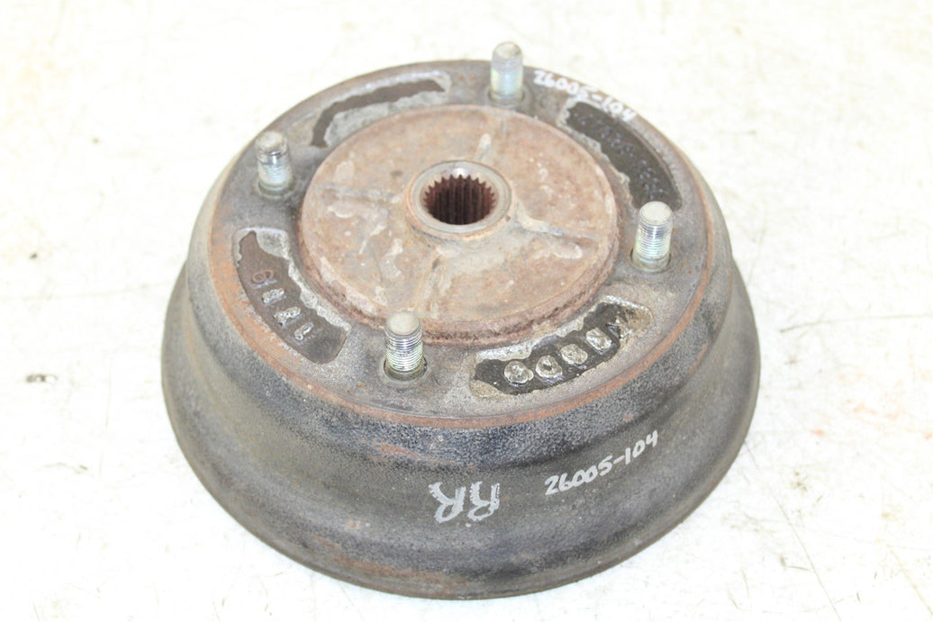 2002 Kawasaki Mule 2510 Diesel 4x4 Rear Right Brake Drum Hub