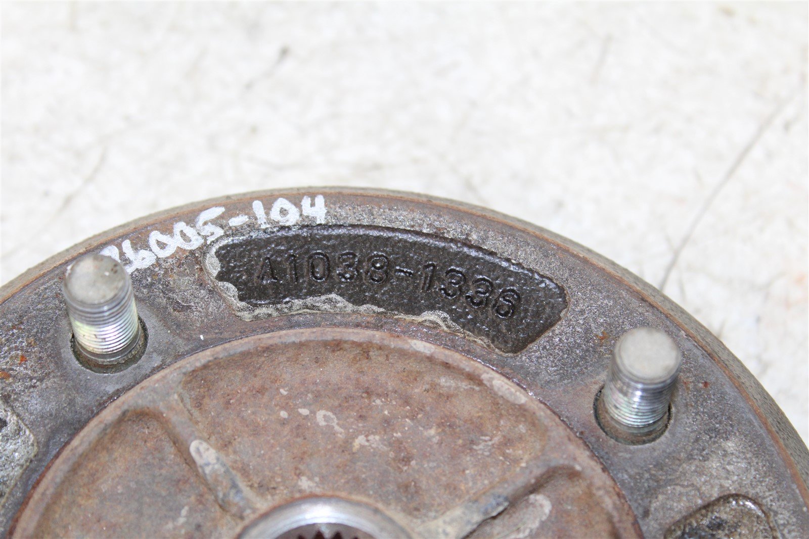 2002 Kawasaki Mule 2510 Diesel 4x4 Rear Right Brake Drum Hub