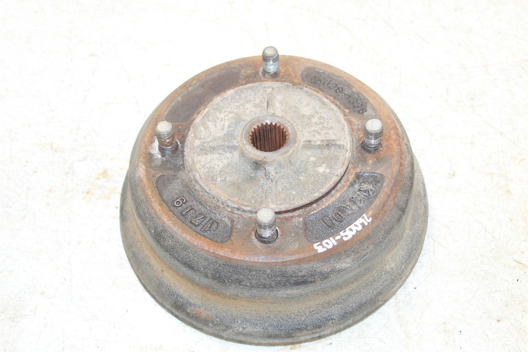 2002 Kawasaki Mule 2510 Diesel 4x4 Rear Left Brake Drum Hub
