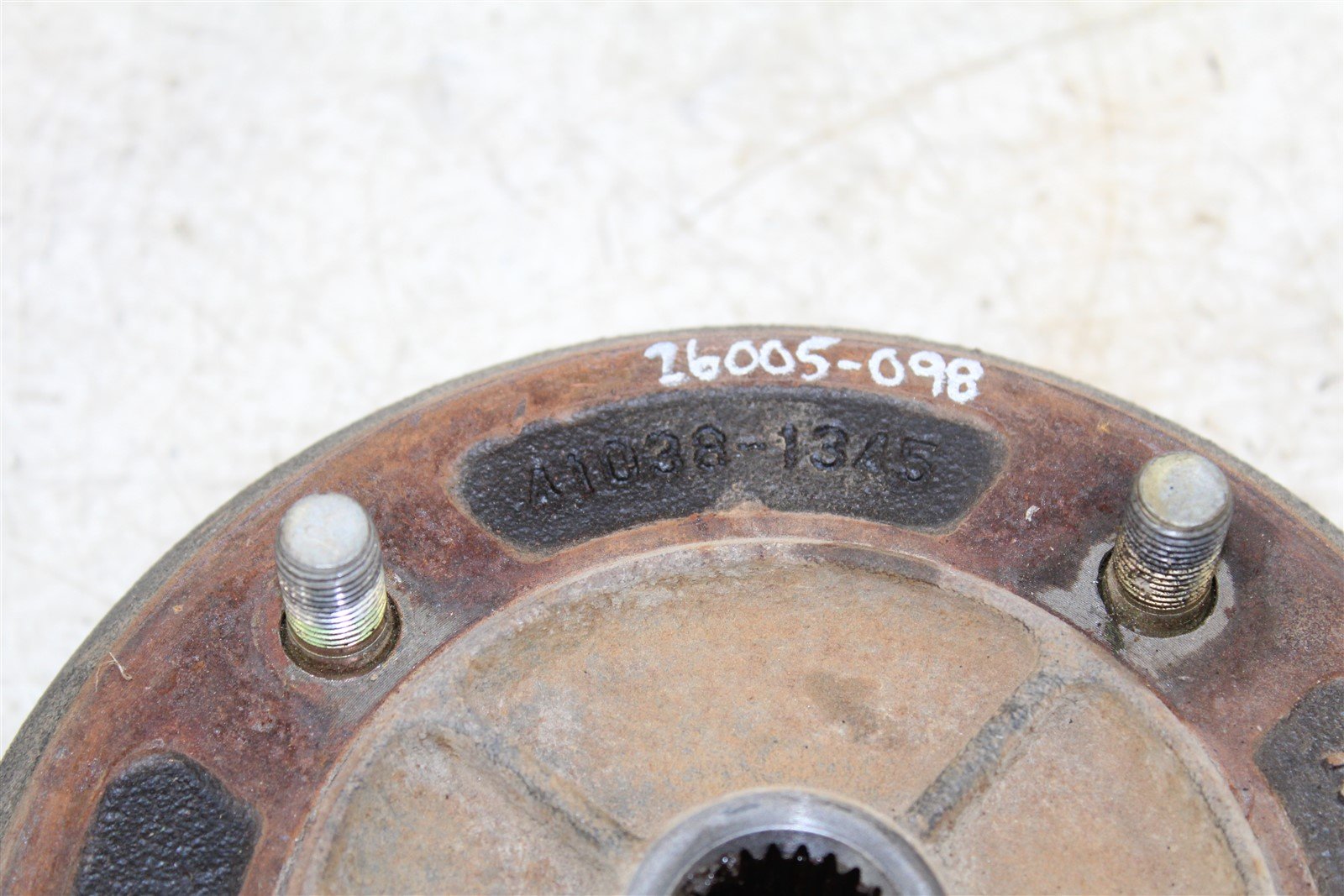 2002 Kawasaki Mule 2510 Diesel 4x4 Front Left Brake Drum Hub