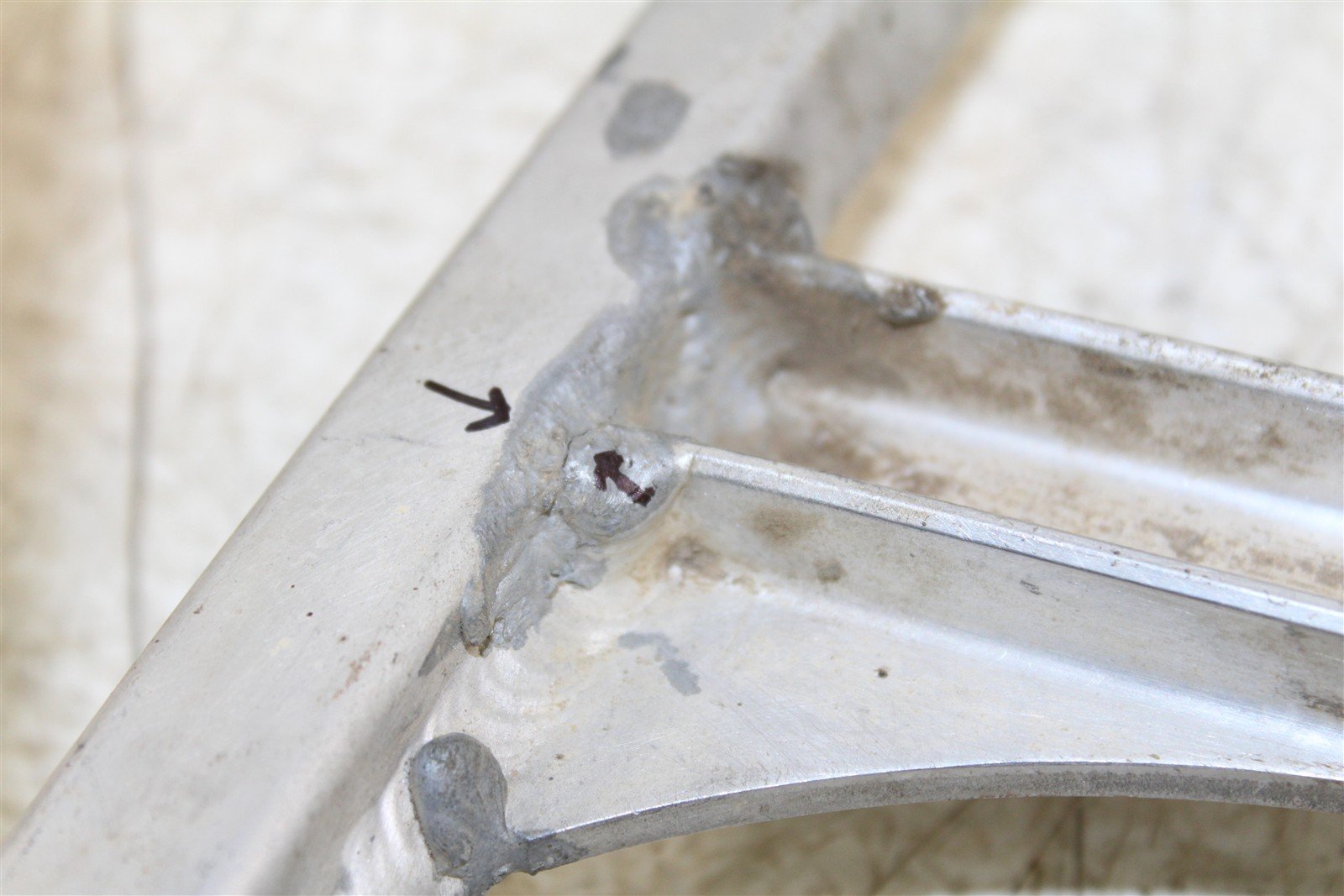 2007 Kawasaki KX 250F Subframe