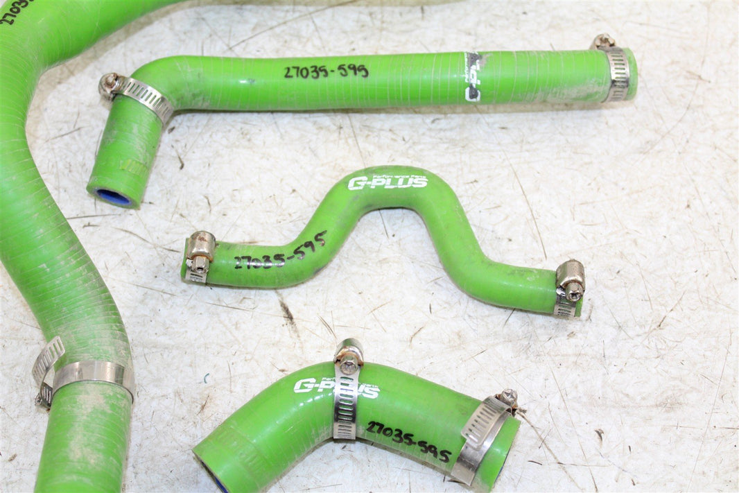 2007 Kawasaki KX 250F GPI Green Radiator Coolant Hoses