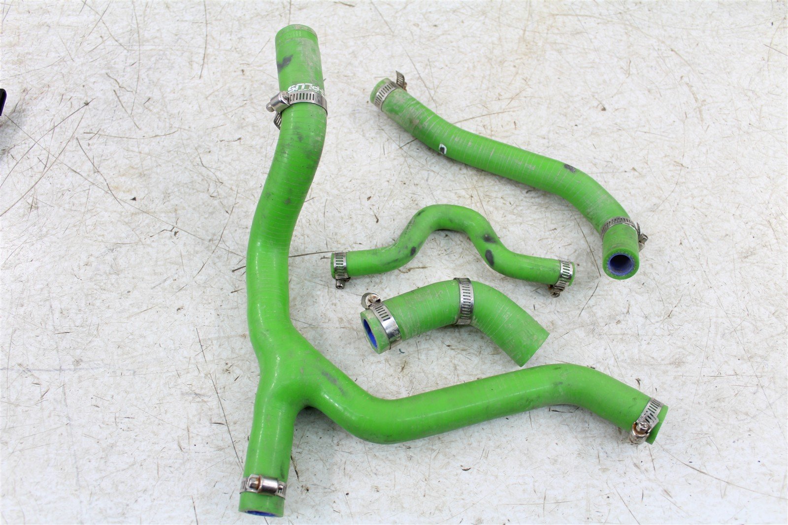2007 Kawasaki KX 250F GPI Green Radiator Coolant Hoses
