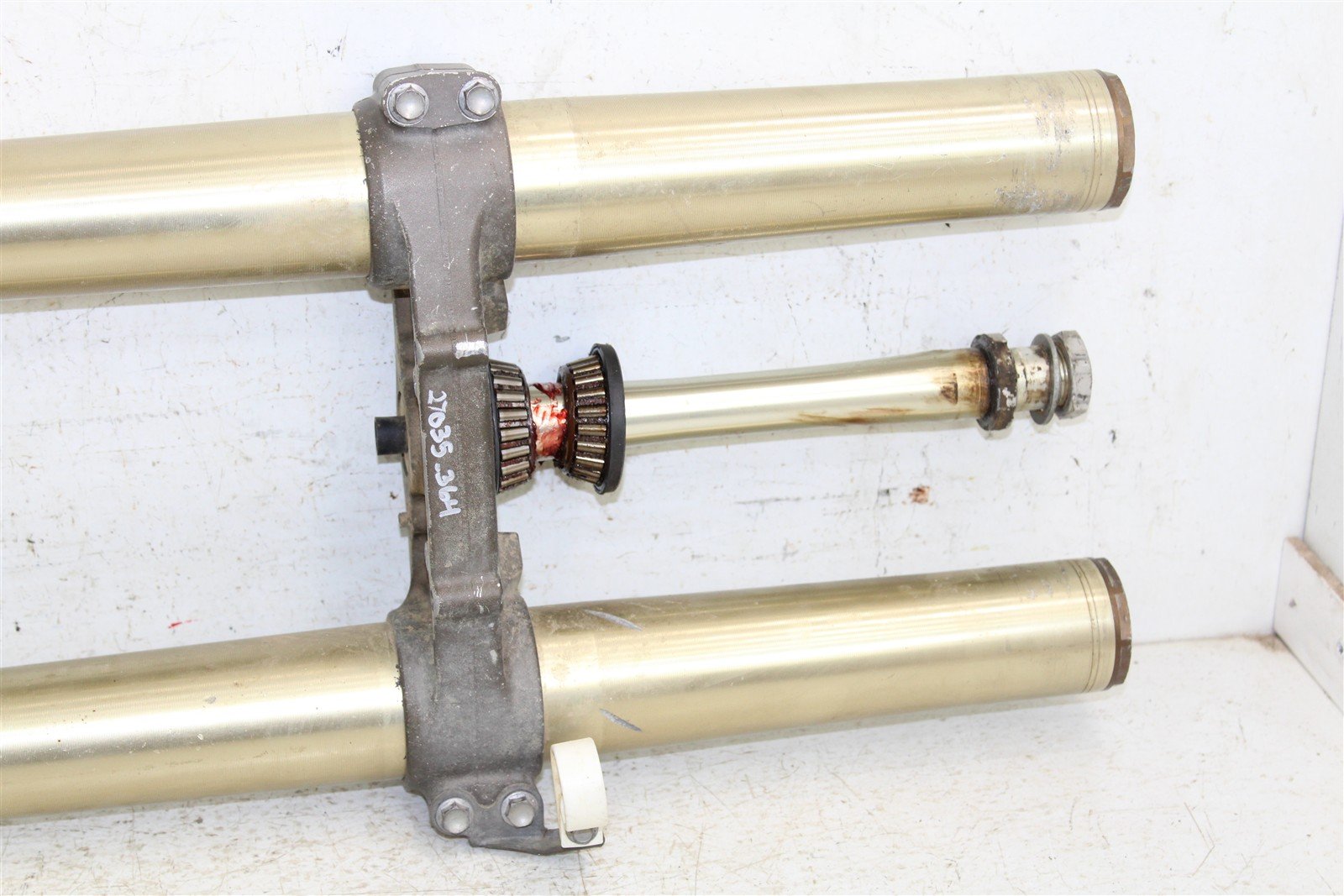 2007 Kawasaki KX 250F Fork Tubes Front Suspension Triple Clamps