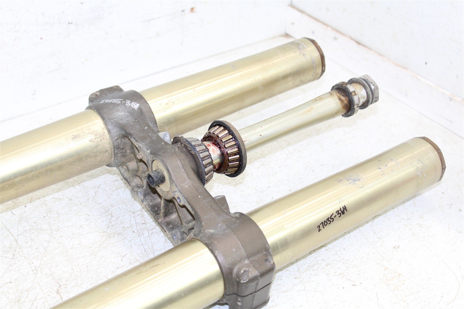 2007 Kawasaki KX 250F Fork Tubes Front Suspension Triple Clamps