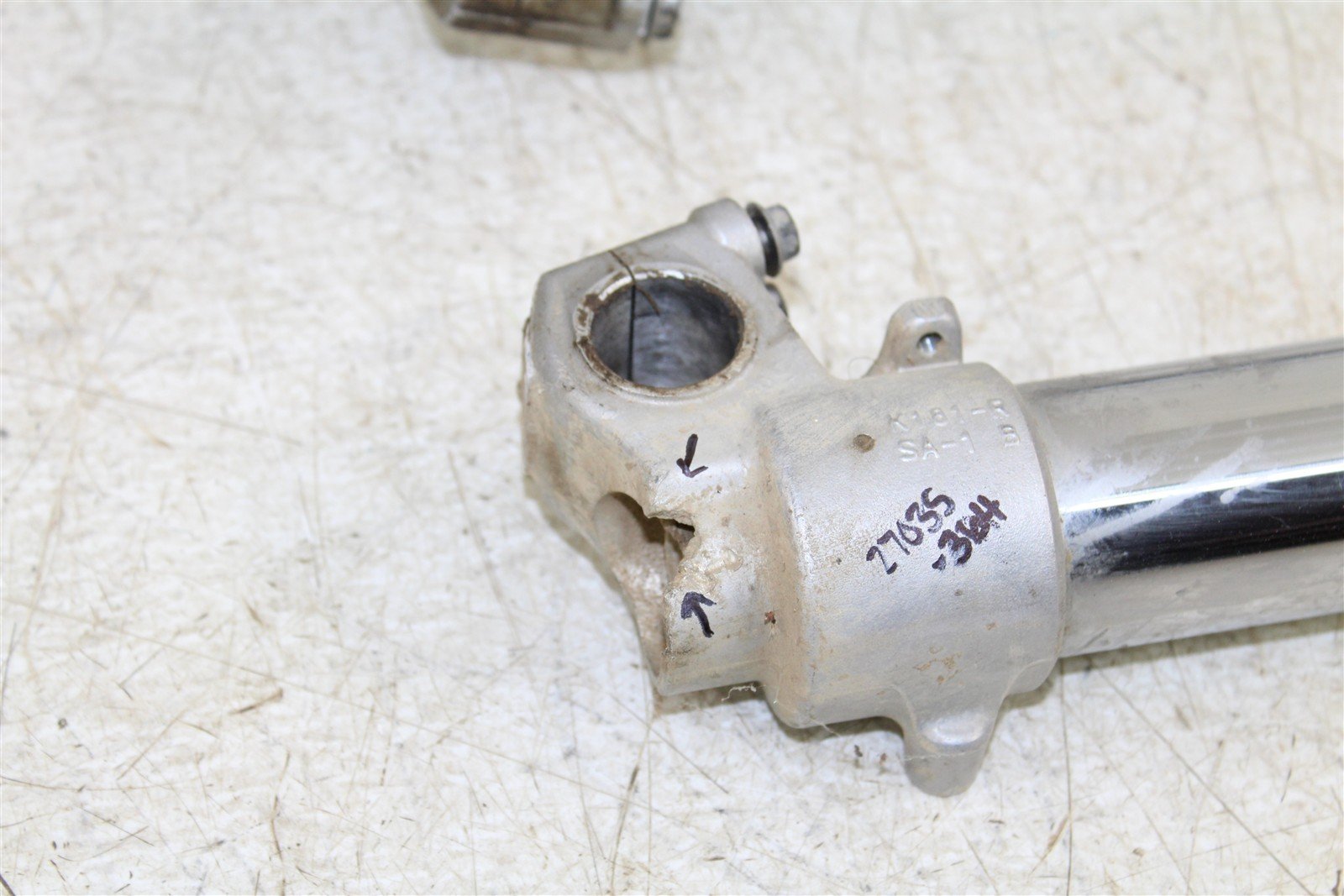 2007 Kawasaki KX 250F Fork Tubes Front Suspension Triple Clamps