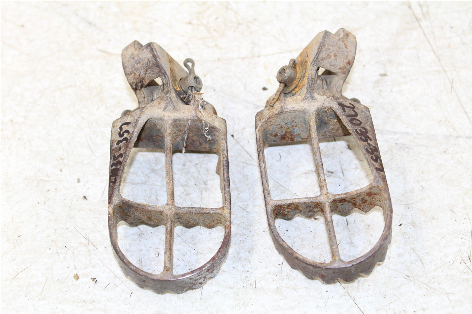 2007 Kawasaki KX 250F Torc1 Foot Pegs Rests Set Left Right