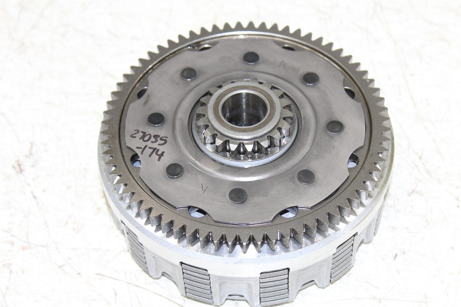 2007 Kawasaki KX 250F Clutch Basket Inner Hub Pressure Plate