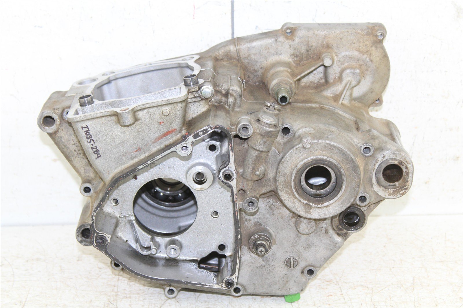 2007 Kawasaki KX 250F Engine Cases Crankcase Motor Left Right