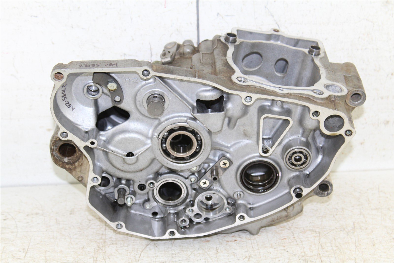 2007 Kawasaki KX 250F Engine Cases Crankcase Motor Left Right