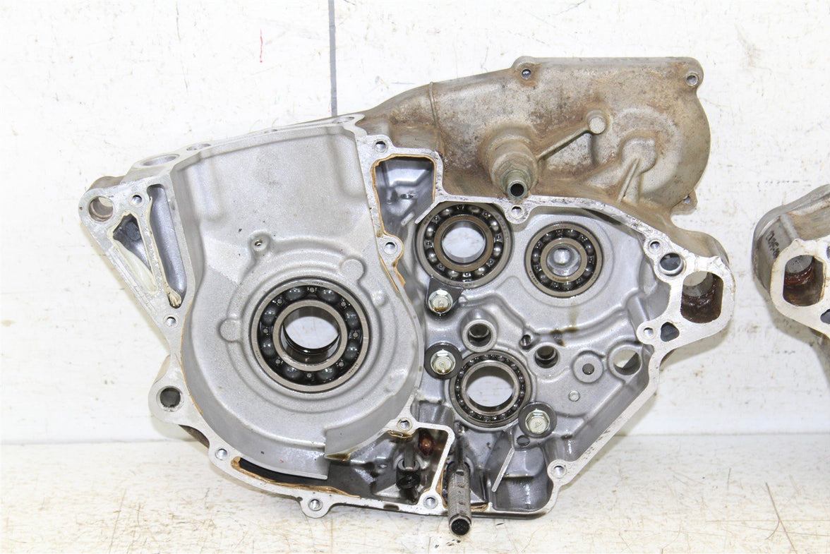 2007 Kawasaki KX 250F Engine Cases Crankcase Motor Left Right