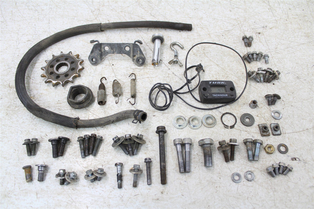 2007 Kawasaki KX 250F Chassis Bolt Kit Hardware Sprocket Spring Hose Hour Meter