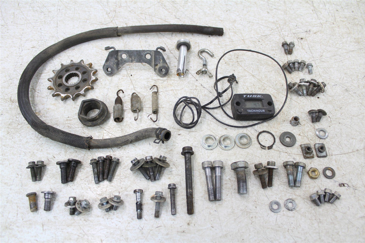 2007 Kawasaki KX 250F Chassis Bolt Kit Hardware Sprocket Spring Hose Hour Meter