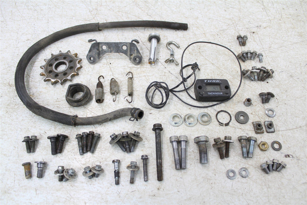 2007 Kawasaki KX 250F Chassis Bolt Kit Hardware Sprocket Spring Hose Hour Meter
