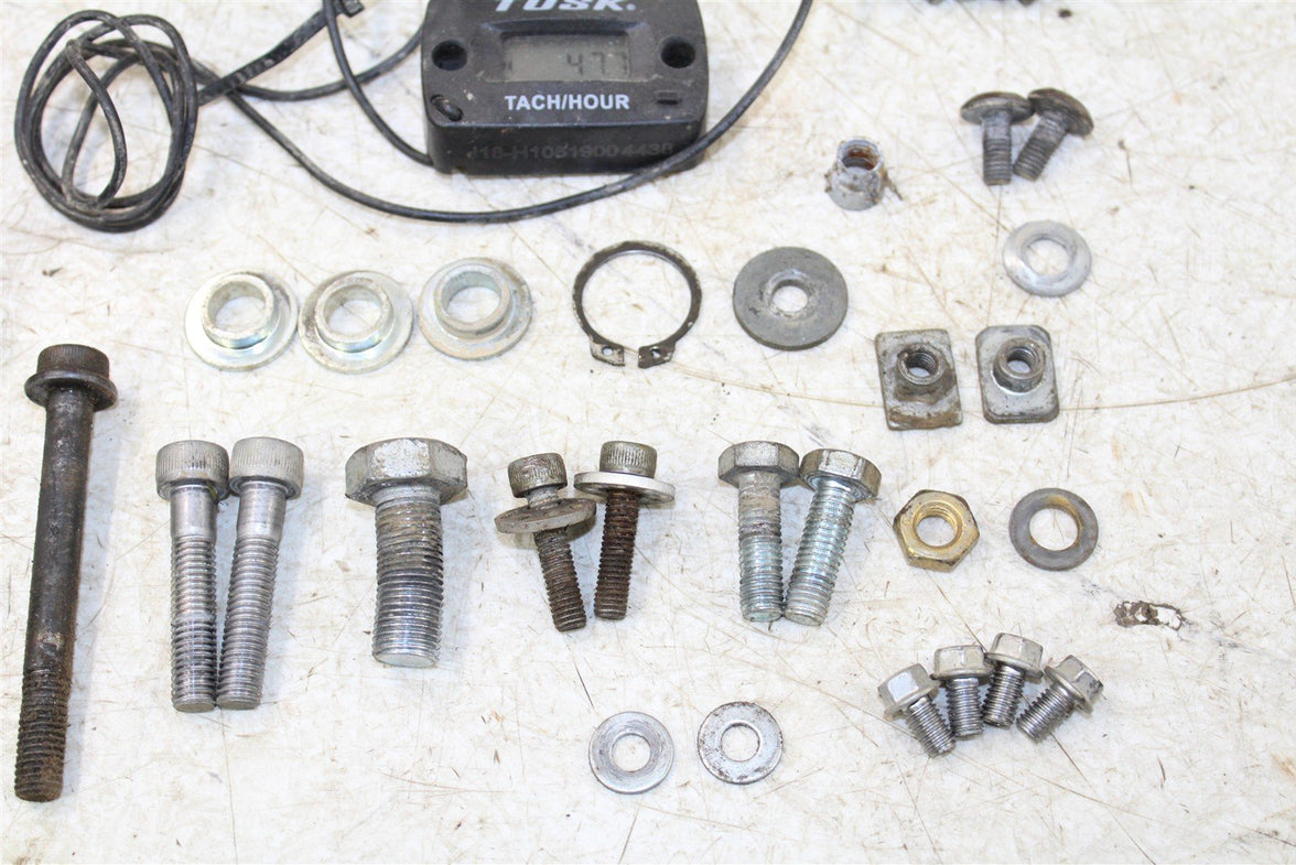 2007 Kawasaki KX 250F Chassis Bolt Kit Hardware Sprocket Spring Hose Hour Meter