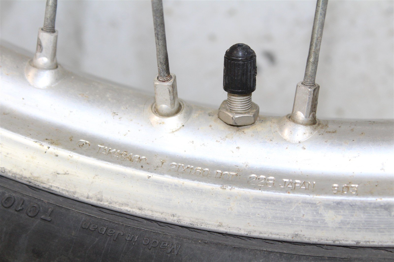 2004 Yamaha YZ 450F Front Wheel Rim