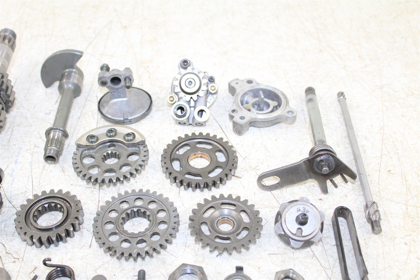 2004 Yamaha YZ 450F Transmission Gears Shift Shaft Forks Drum