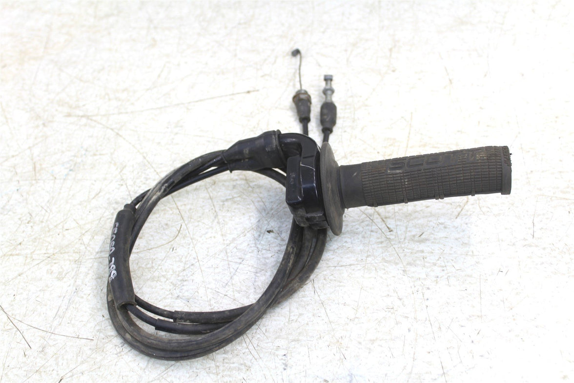 2004 Yamaha YZ 450F Throttle Housing Tube w/ Cables