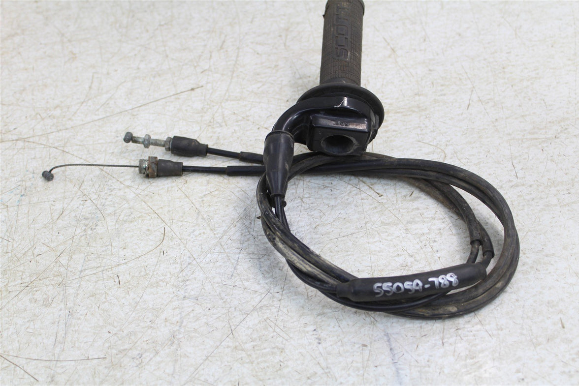 2004 Yamaha YZ 450F Throttle Housing Tube w/ Cables