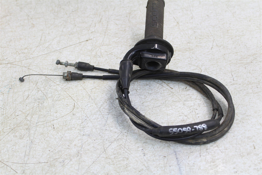 2004 Yamaha YZ 450F Throttle Housing Tube w/ Cables