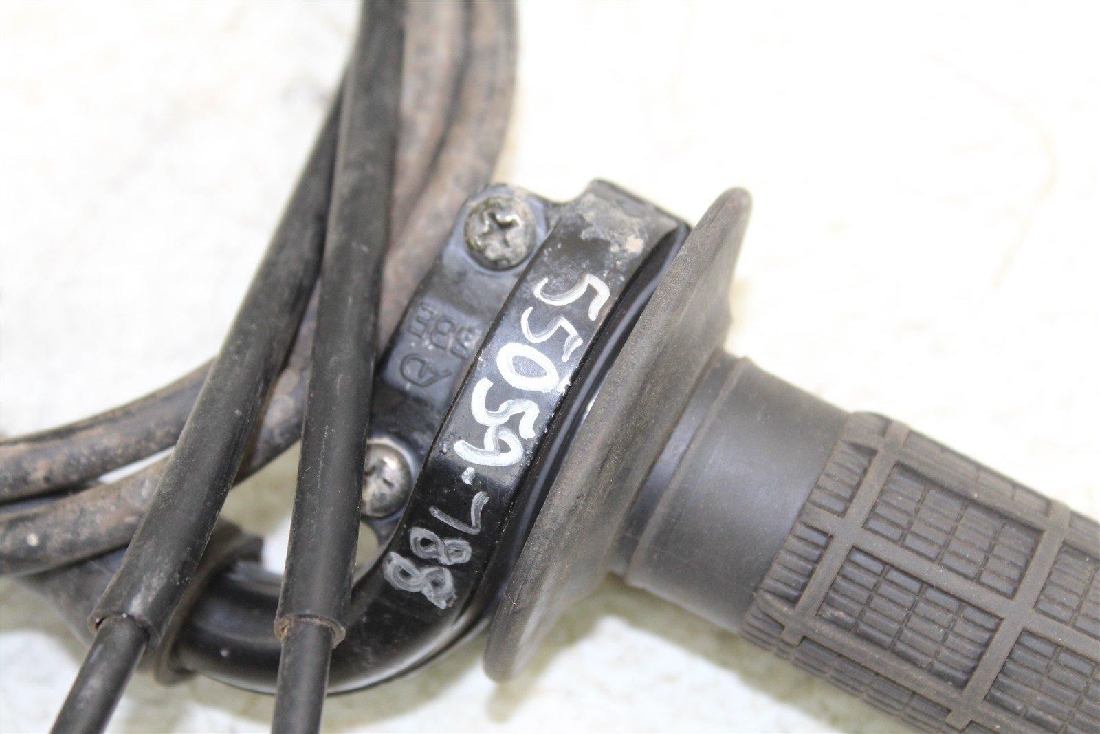 2004 Yamaha YZ 450F Throttle Housing Tube w/ Cables