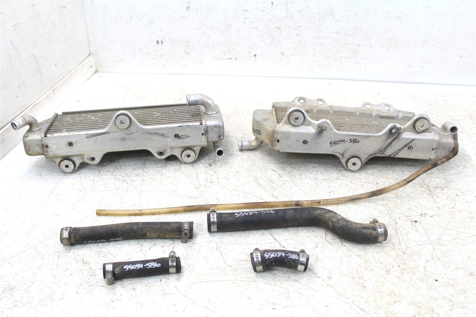 2004 Yamaha YZ 450F Radiators Left & Right w/ Hoses