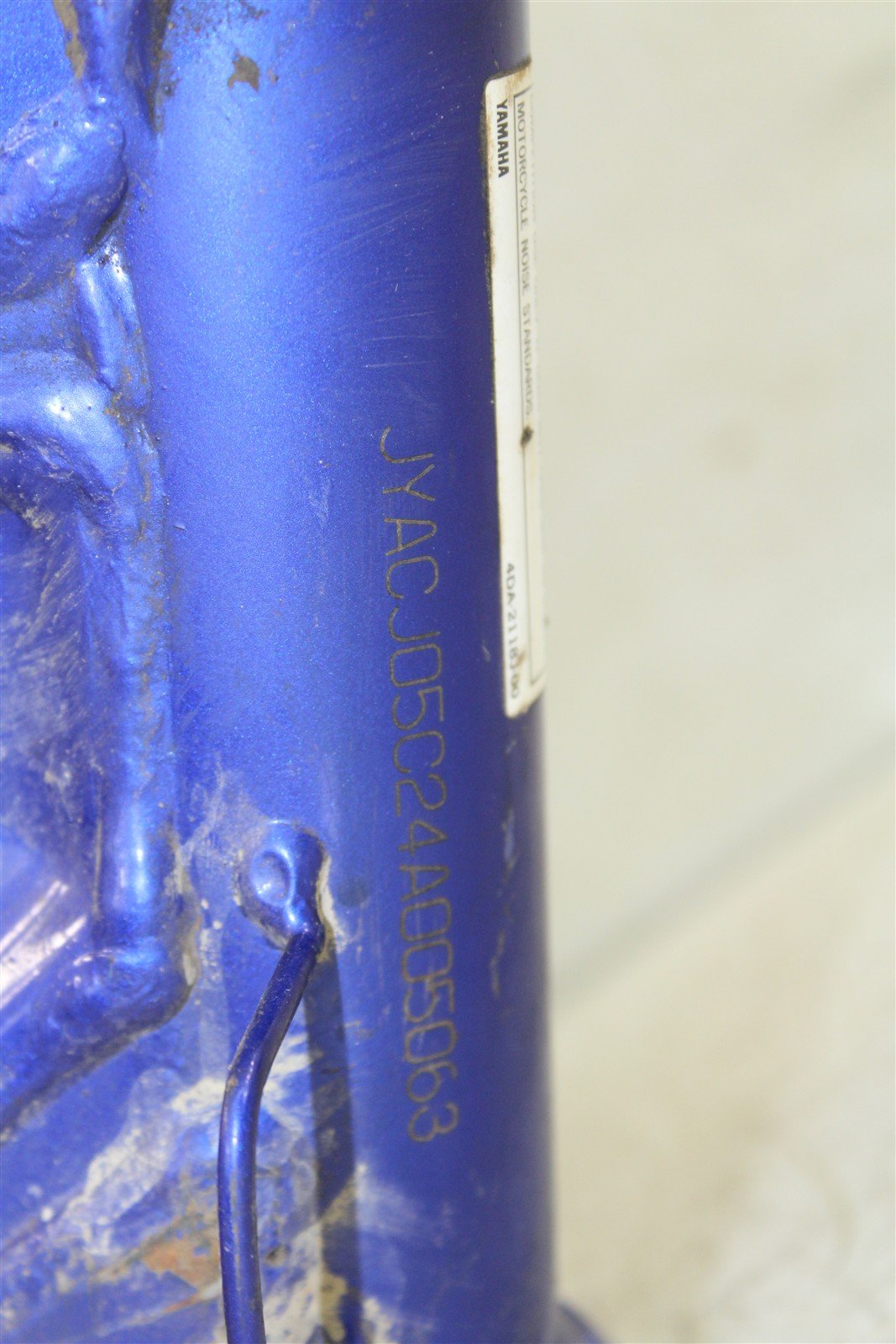 2004 Yamaha YZ 450F Main Frame Chassis BOS