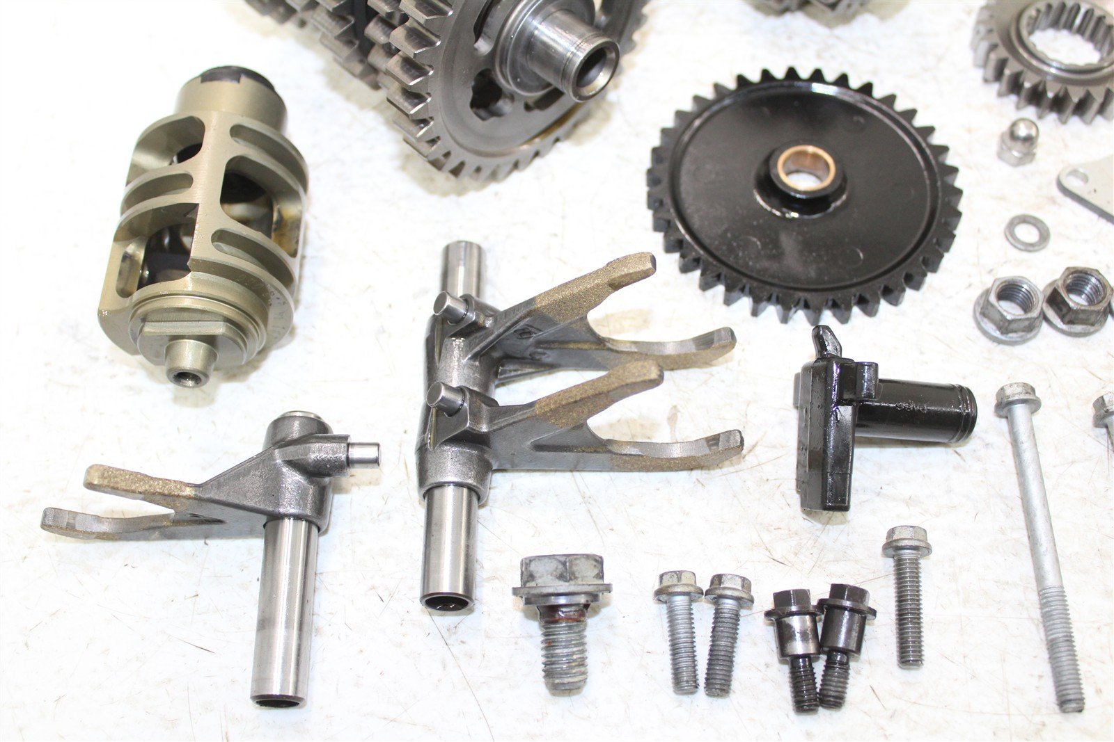 2022 KTM 250 SXF Transmission Gears Shift Shaft Forks Drum
