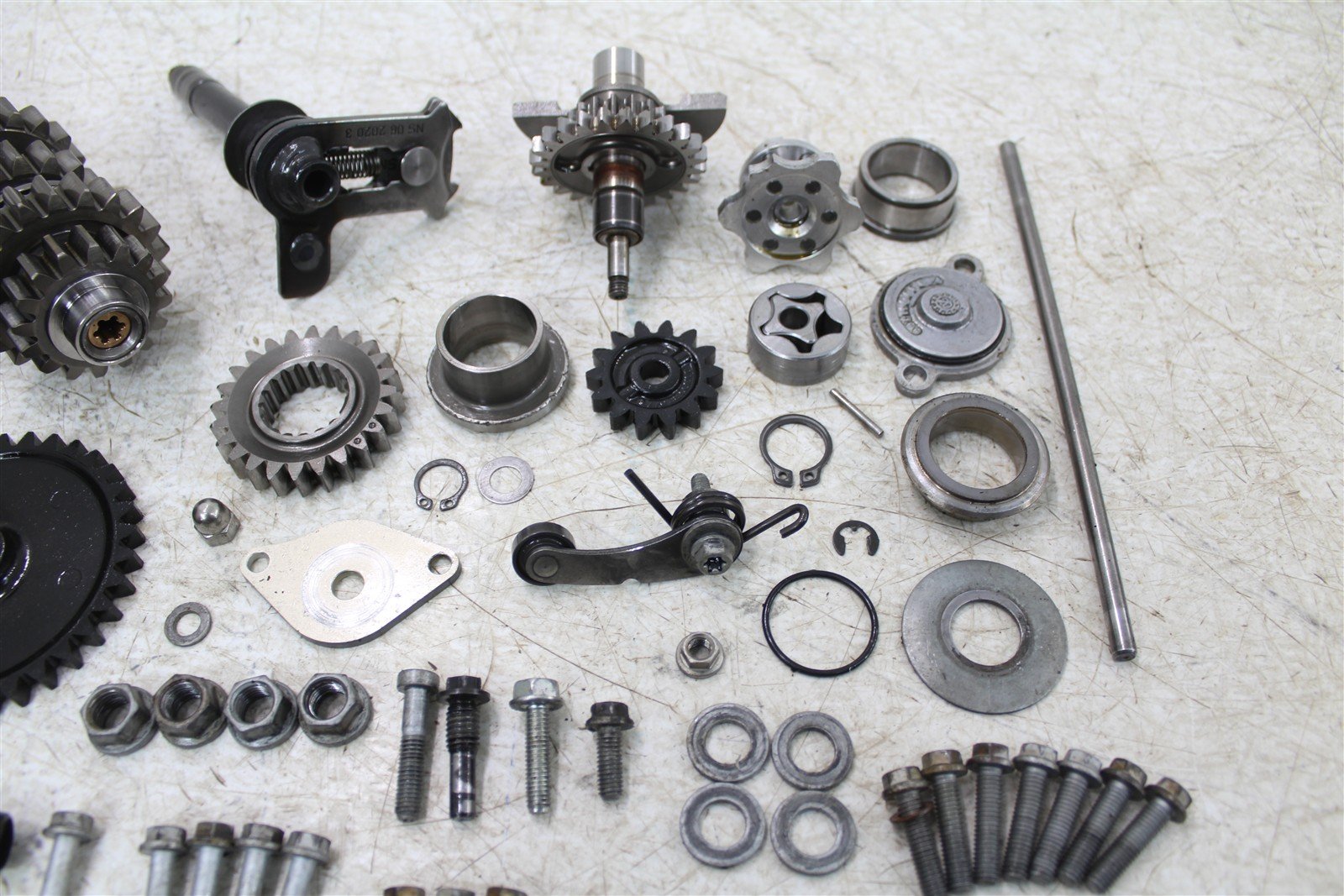 2022 KTM 250 SXF Transmission Gears Shift Shaft Forks Drum