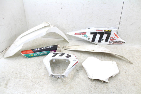2022 KTM 250 SXF Front Fender Rear Number Plates Set