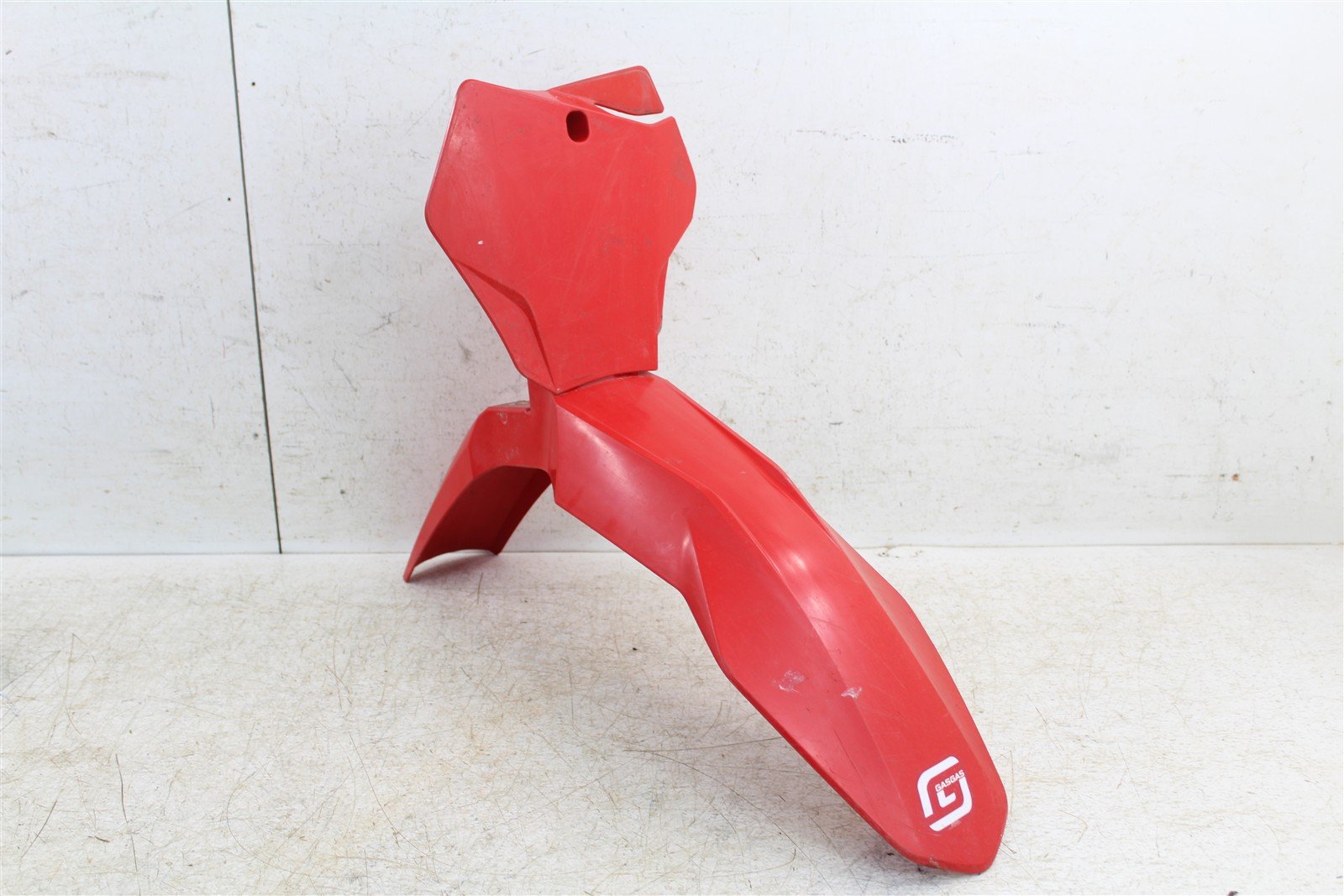 2021 Gas Gas MC 250 Front Fender Plastic w/ Number Plate