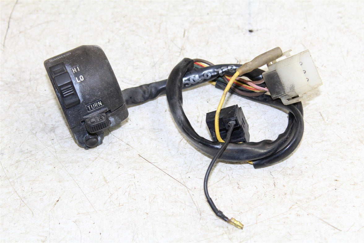 1989 Yamaha XT 600 Left Handlebar Headlight Light Switch On Off Horn
